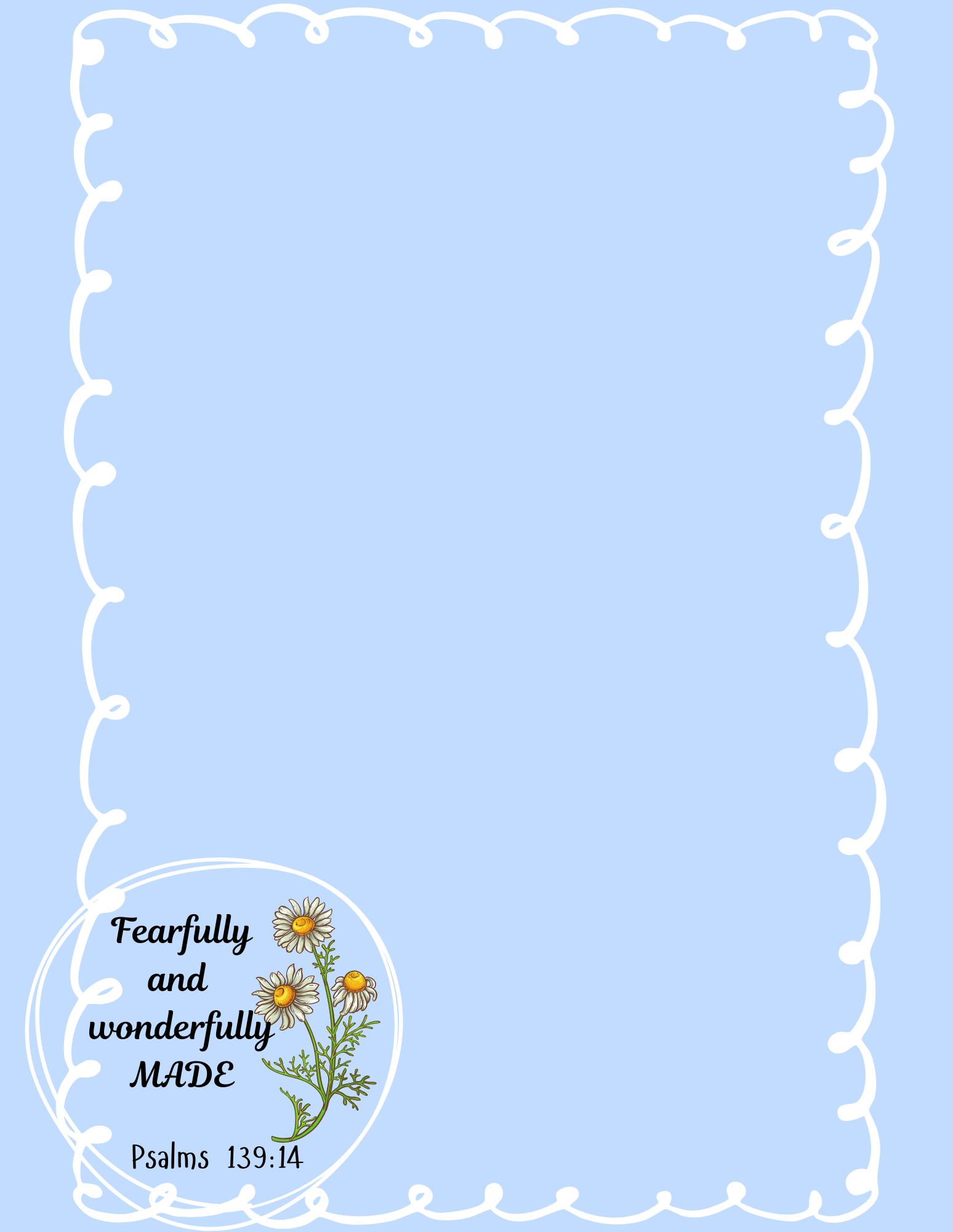 Psalms 139:14 Notepad